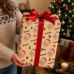 Custom Photo Christmas Gifts For Grandparents - Personalized Wrapping Paper