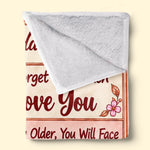 Custom Name Love Gifts for Granddaughter - Personalized Blanket