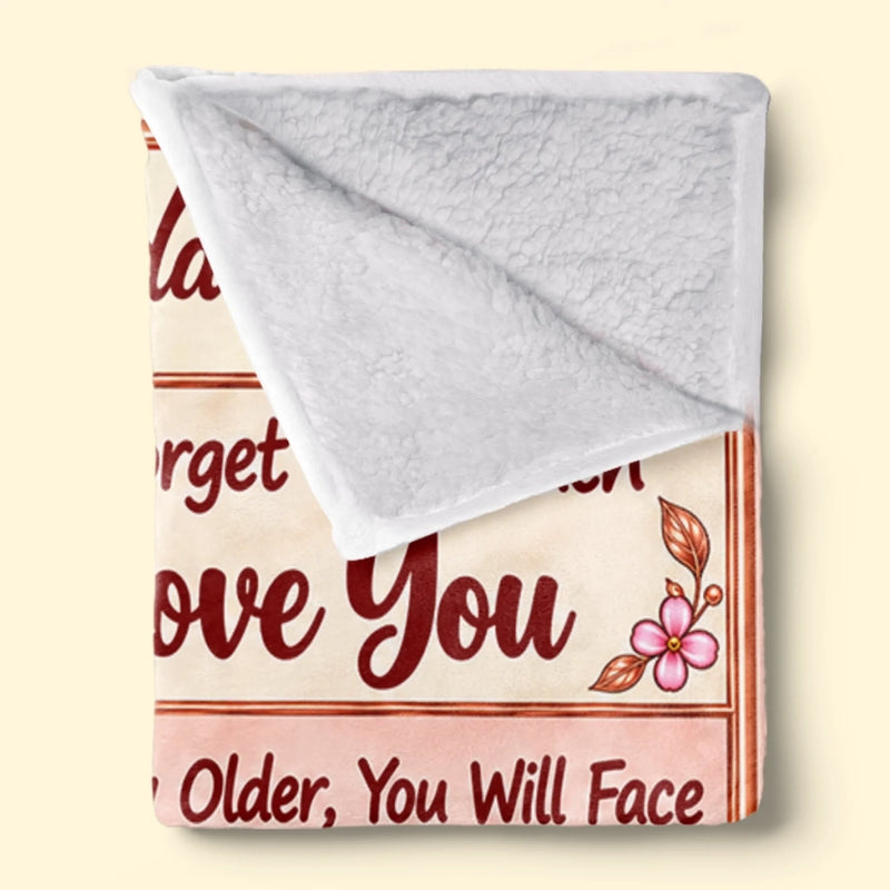 Custom Name Love Gifts for Granddaughter - Personalized Blanket