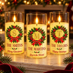 Custom Name Christmas Family Gifts - Personalized LED Candle Light