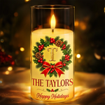 Custom Name Christmas Family Gifts - Personalized LED Candle Light