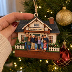 Custom Family Reunion Christmas Keepsake - Personalized Wooden Ornament