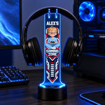 Custom Name Gaming Zone Gifts for Kids – Personalized Headphone Stand