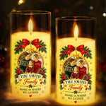 Custom Photo Christmas Family Gifts for Home Decor – Personalized LED Candle Light