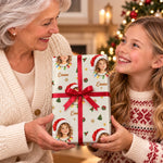Custom Christmas Photo Gifts for Kids - Personalized Wrapping Paper