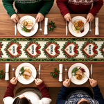Custom Christmas Family Gifts - Personalized Name Table Runner