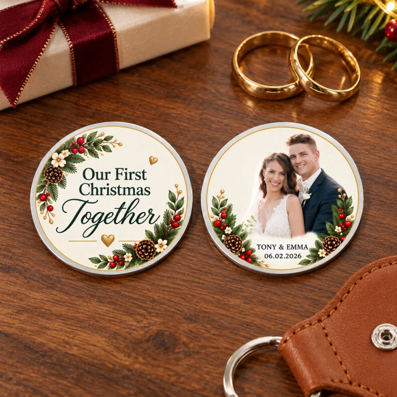 Personalized Photo Pocket Hug – Christmas Gifts For Couples – Our First Christmas Together