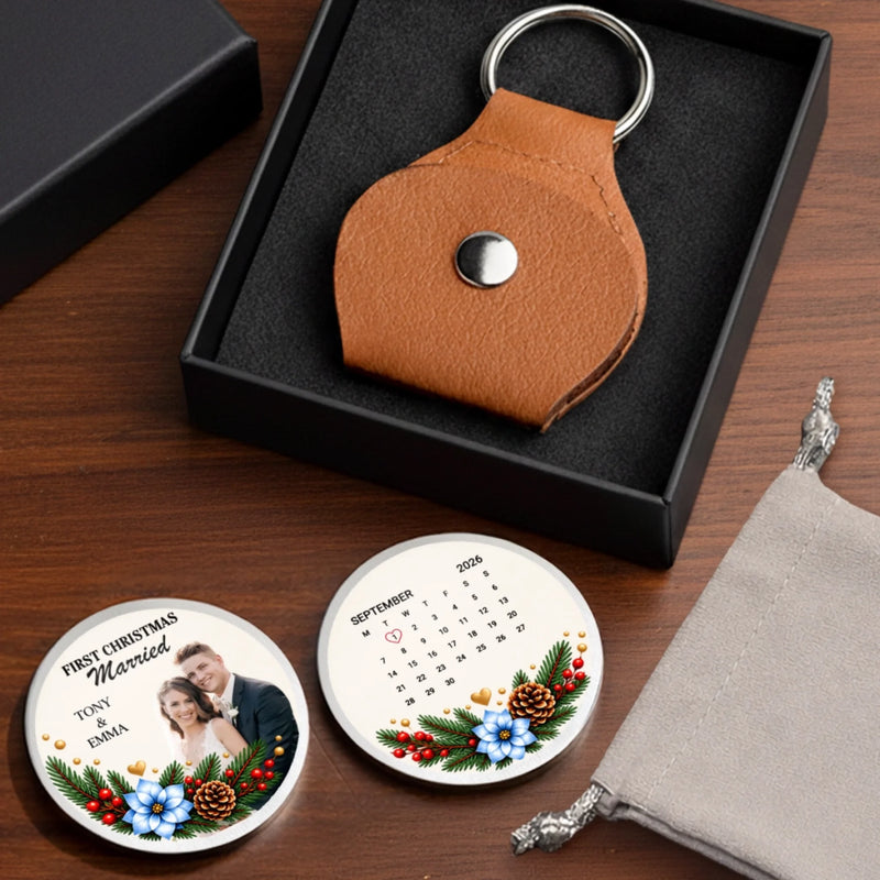 Personalized Photo Pocket Hug – Christmas Gifts For Newlyweds – Our First Christmas Together