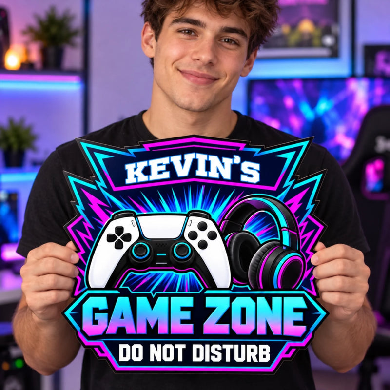 Personalized Wooden Sign – Gifts For Game Lovers – Do Not Disturb