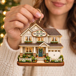 Personalized Wooden Ornament – New Home Gifts For Family – Home Sweet Home