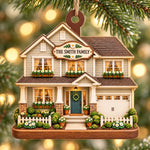 Personalized Wooden Ornament – New Home Gifts For Family – Home Sweet Home