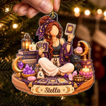 Custom Tarot Lover Christmas Keepsake - Personalized Acrylic Ornament