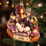 Custom Tarot Lover Christmas Keepsake - Personalized Acrylic Ornament