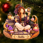 Custom Tarot Lover Christmas Keepsake - Personalized Acrylic Ornament