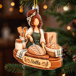Custom Bread Baker Christmas Keepsake - Personalized Acrylic Ornament