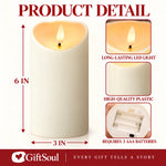 Custom Photo Cardinal Memorial Gifts – Personalized LED Candle