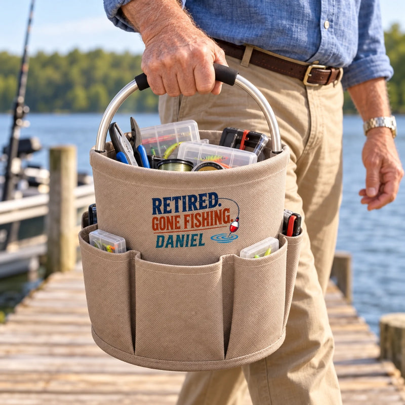 Personalized Fishing Gear Tool Bag – Gifts For Bass Fishing Lovers