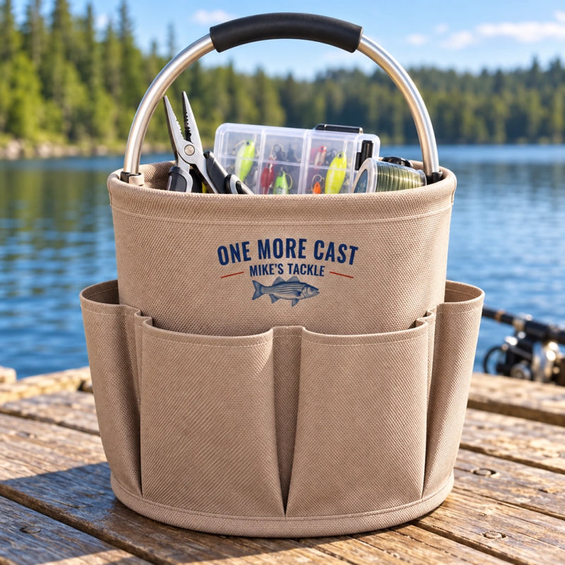 Personalized Fishing Gear Tool Bag – Birthday Gifts For Fishermen – One More Cast