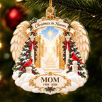 Custom Memorial Christmas Gifts for Family - Personalized Acrylic Ornament