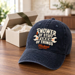 Custom Name Gifts For Men, Fixers - Personalized Washed Cap - Fixer Of Things