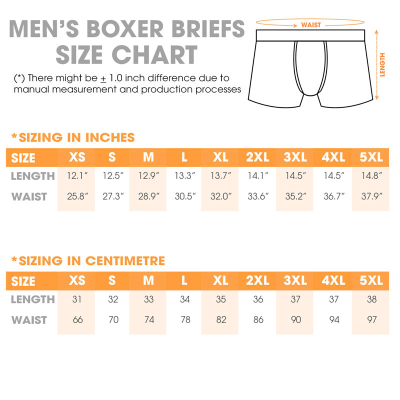 Personalized Photo Boxer Briefs, Men's Boxers – Anniversary Gift For Couple, Husband – Unwrap With Love