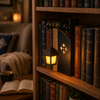 Bookshelf Lantern Light - Gifts For Book Lovers, Bookworms, Readers - Cozy Book Nook Decor