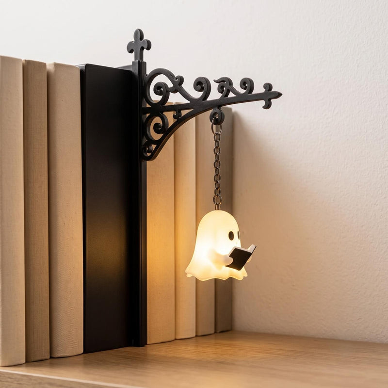 Bookshelf Lantern Light - Gifts For Book Lovers, Bookworms, Readers - Halloween Gothic Book Nook Decor